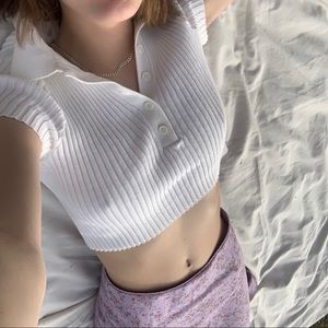 brandy melville bridget knit top